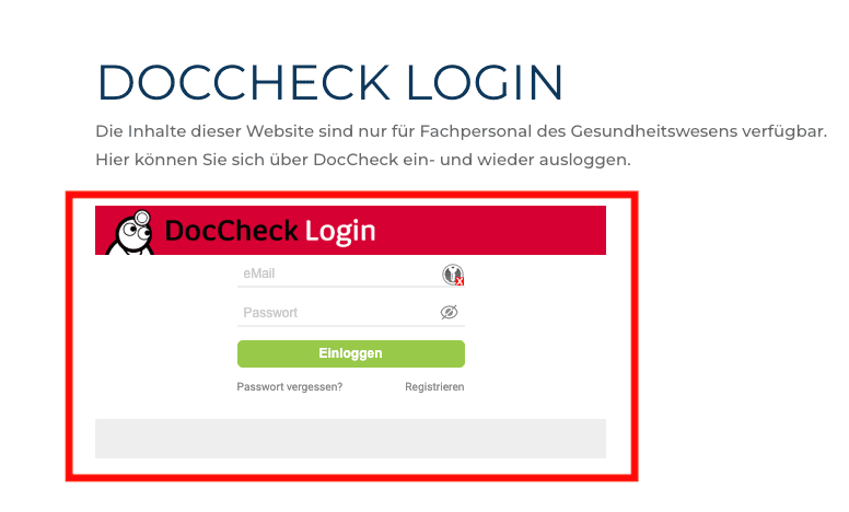 Veraltete iFrame-Implementierung